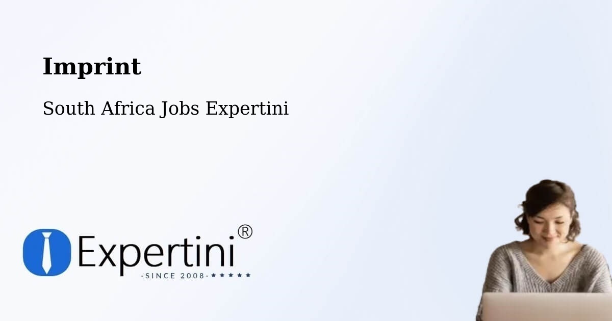 Imprint – Vrede - South Africa Jobs Expertini