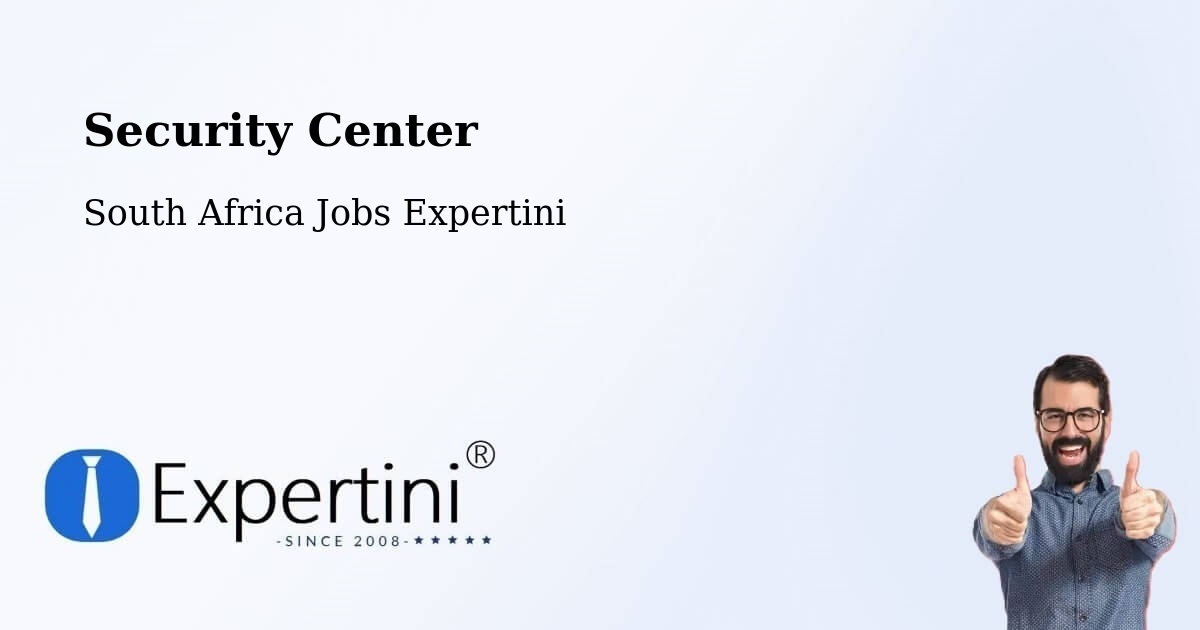 Security & Compliance – Vrede - South Africa Jobs Expertini